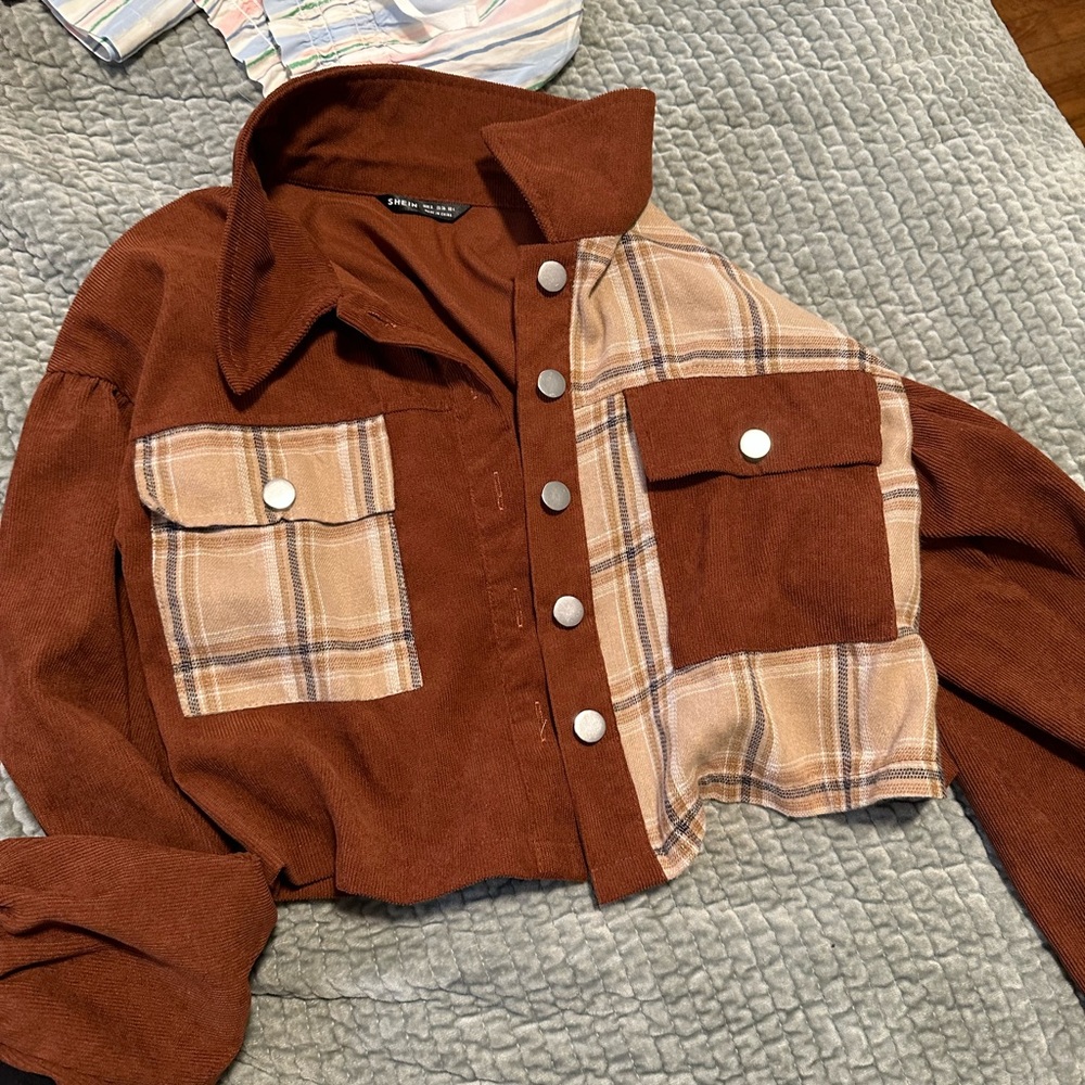 Shein brown jacket